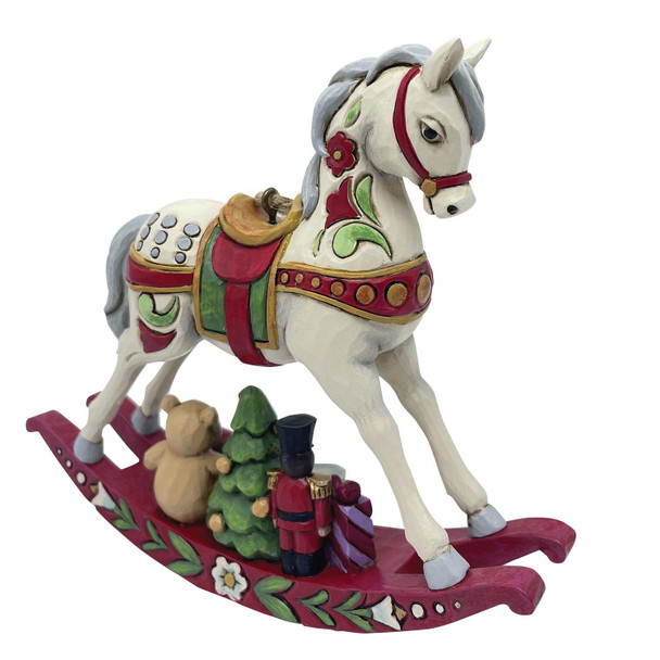 ROCKING HORSE ORNAMENT - JIM SHORE - 6019342