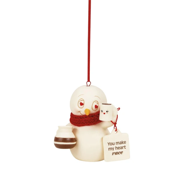 YOU MAKE MY HEART RACE ORNAMENT - 6018188
