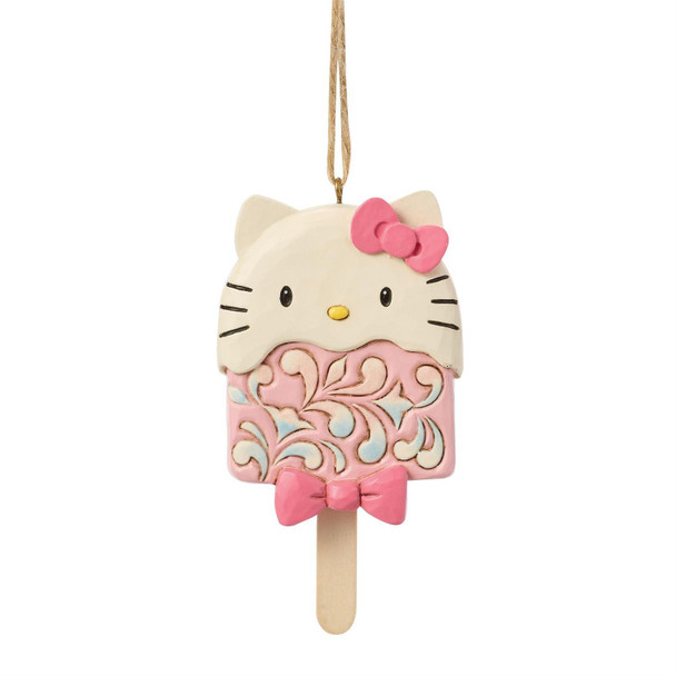 HELLO KITTY POPSICLE ORNAMENT - JIM SHORE - 6017563