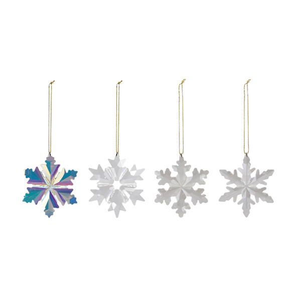 CRYSTAL SNOWFLAKE ORNAMENT - XT0479A