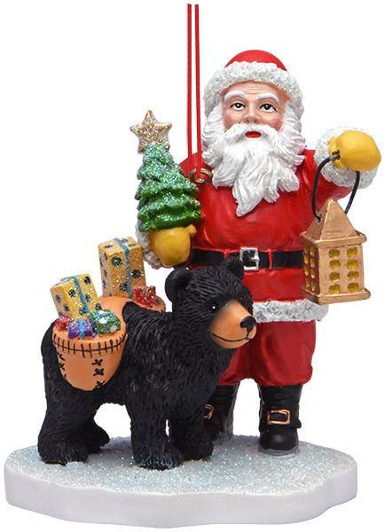 LEAVENWORTH OLD FASHIONED SANTA ORNAMENT - 877-72