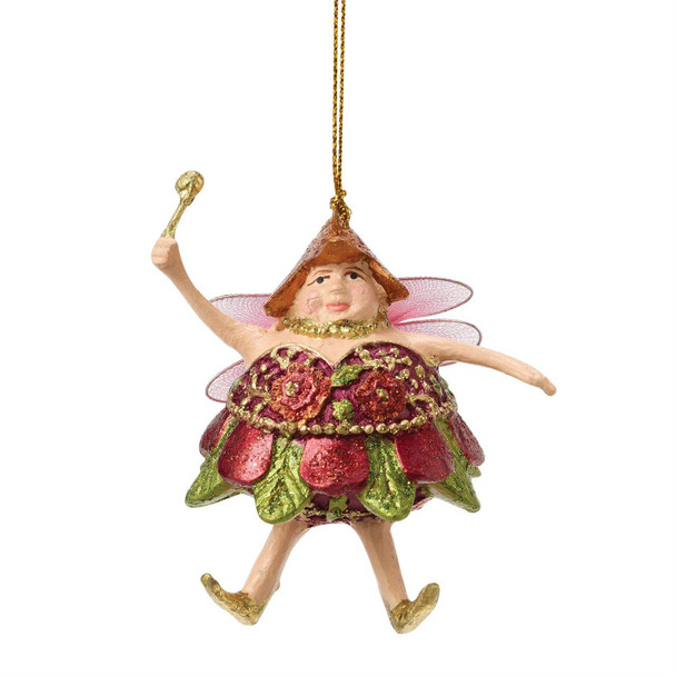 ENCHANTED MINI FAIRY PINK ORNAMENT - 6019527
