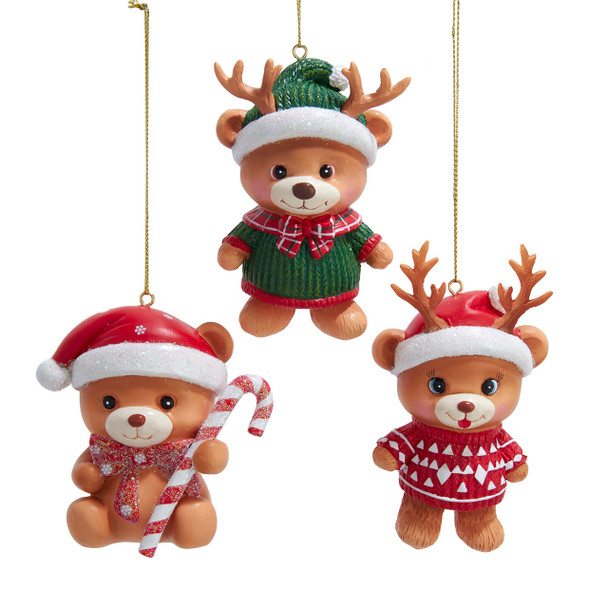 BEAR WITH SWEATER - D4891