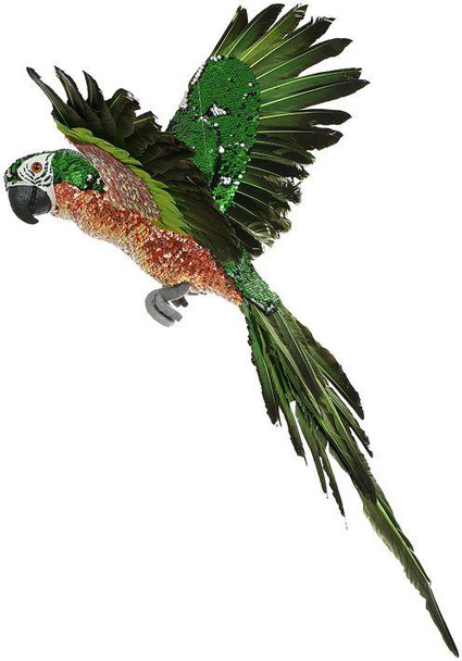 FLYING PARROT DECOR - 24X24 INCHES - 08-60658