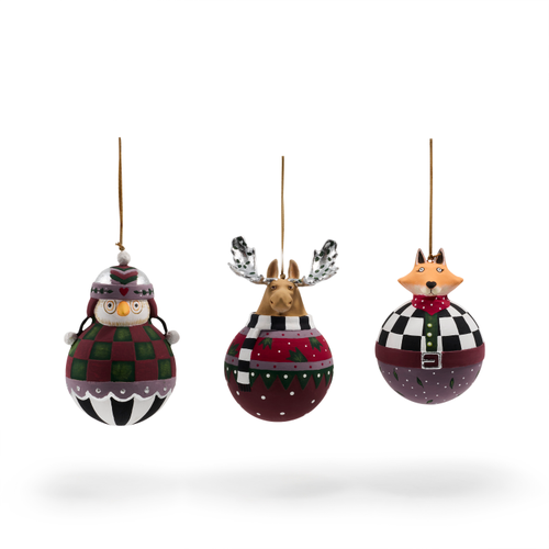 PATIENCE BREWSTER - MOOSELTOE BALL ORN - SINGLE ORN - 08-41251