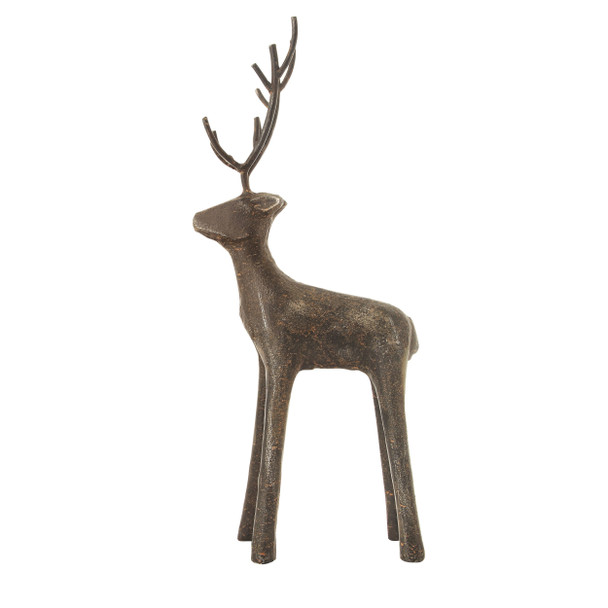 CAST IRON STANDING DEER - LARGE - XM3898