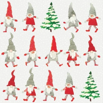 DANCING GNOMES - BEVERAGE NAPKINS - 32520180