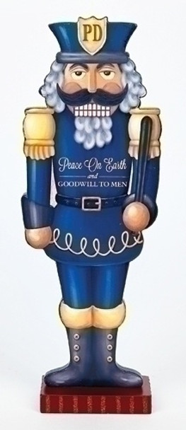 POLICEMAN NUTCRACKER FIGURE - 33771