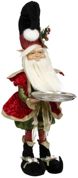 NP DECORATOR ELF W/ PLATTER