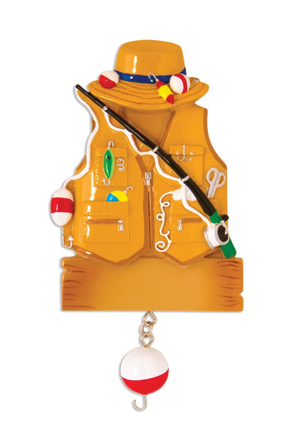 FISHING VEST ORNAMENT - OR1620