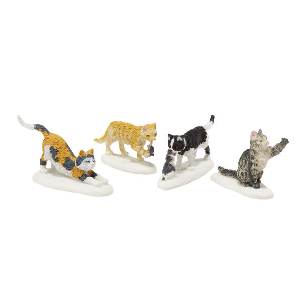 VILLAGE - STRAY CAT STRUT SET OF 4 - 4020252