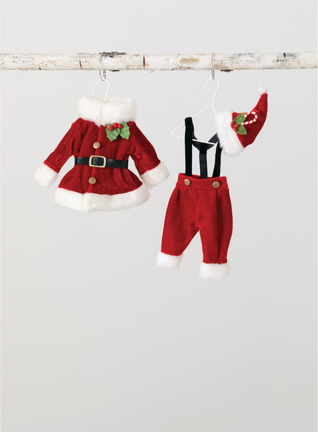 SANTA'S CLOTHES ORN