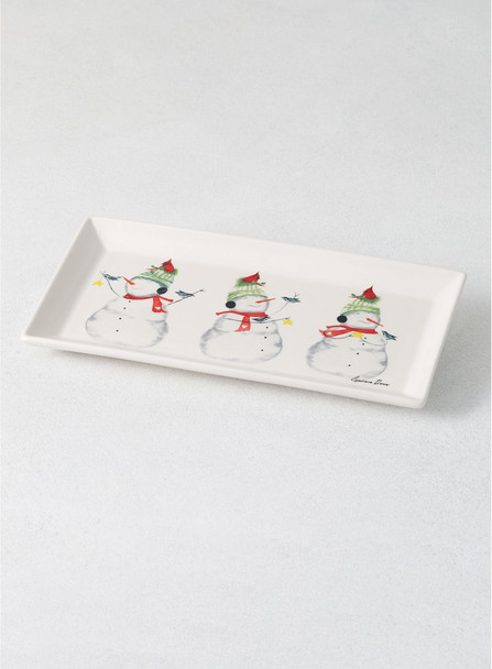 SNOWMAN PLATTER
