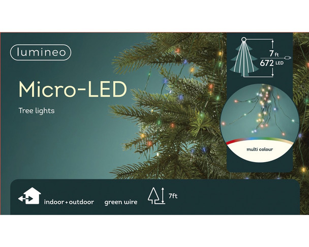 MICRO LED MULTI COLORED LIGHTS 7' - 782765