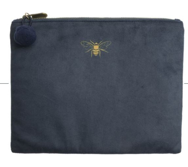 BEES VELVET POUCH - POLY3621V