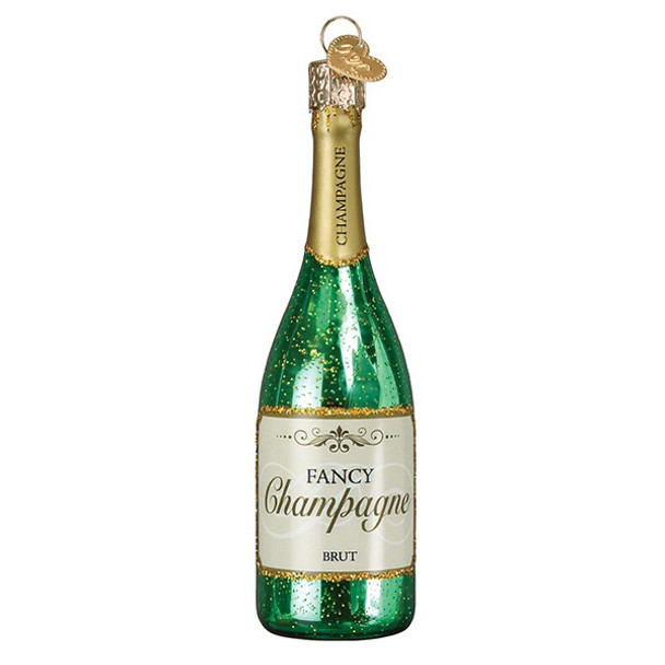 CHAMPAGNE BOTTLE ORNAMENT - 32440