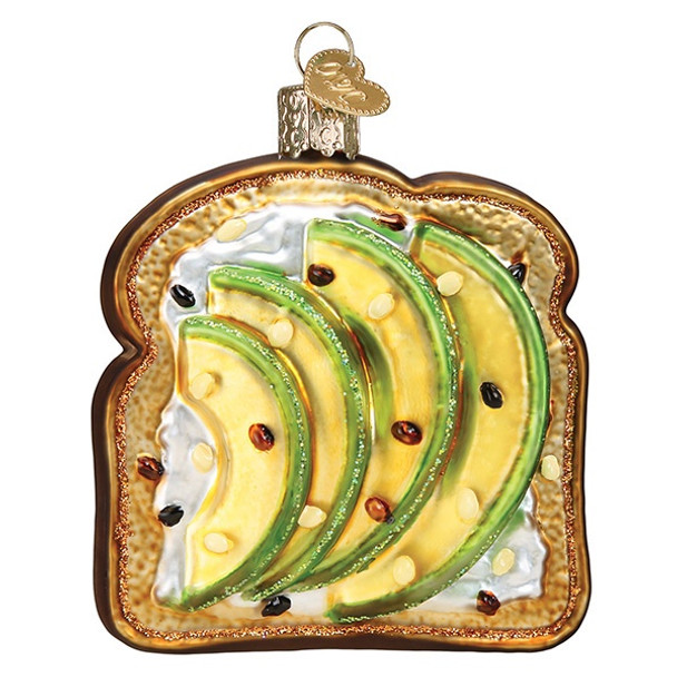 AVOCADO TOAST ORNAMENT - 32442