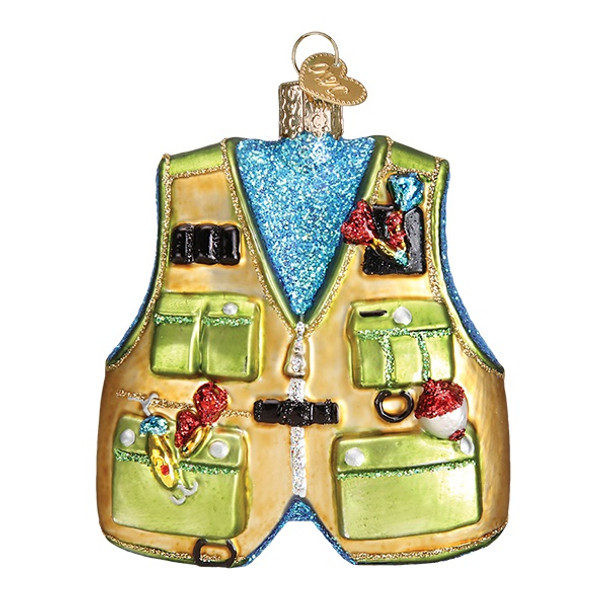 FISHING VEST ORNAMENT - 44091