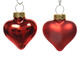 HEART GLASS RED - 010184