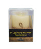 5'' IVORY & ROPE FLICKER FLAME CANDLE - JEL1012