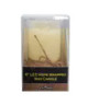 6'' IVORY & ROPE FLIKER FLAME CANDLE - JEL1013