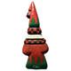 HAND CARVED ORIGINAL - TREE TRIMMED TALL HAT SANTA