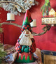 HAND CARVED ORIGINAL - TREE TRIMMED TALL HAT SANTA