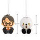 BETTER TOGETHER HARRY POTTER AND HEDWIG MAGNETIC ORNAMENT SET OF 2 - 3HCM3062