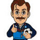 TED LASSO METAL ORNAMENT - 3HCM2357