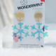 WINTER SNOWFLAKE EARRINGS - HOLOTEXTSNOW