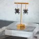 SPIDER DROP HOLOGRAPHIC EARRINGS - SPIDERDROP