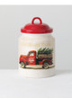 RED TRUCK CANISTER