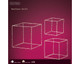 SET OF 3 METAL LED SQUARES - 780444