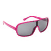 #9032 Sunglasses Magenta Frames with Black Paint Splatter