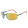 XS539 Sunglasses Gunmetal Frame Color with Orange Tips