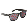 9003 Heart Sunglasses Black Color