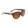 DE™ Designer Eyewear Bulk Cat Eye Sunglasses - Style #DE130 Brown