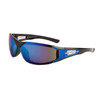 Men's Sports Sunglasses by the Dozen - Style #XS103 Blue with Blue Revo