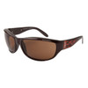 XS99 Sport Sunglasses with Flames Brown Frame Red Flames