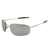 XS23 Metal Sport Sunglasses Silver Frames