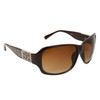 DE121 Sunglasses Dark Brown Color