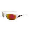 Xsportz™ Wholesale Sports Sunglasses - Style XS109 Silver w/Gold Revo