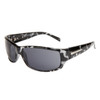 XS107 Xsportz Sunglasses Black & White Camo Frame Color