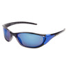 XS111 Xsportz Sunglasses Blue & Black Frame Color with Blue Revo Lenses