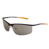 Wholesale Xsportz™ Sport Sunglasses XS502 Black with Orange Temple Tips