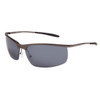 Wholesale Xsportz™ Sport Sunglasses XS502 Gun Metal with Black Temple Tips