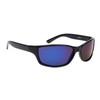 #9218 Polarized Unisex Sunglasses Black with Blue Revo