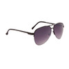 Metal Aviator Sunglasses by the Dozen - Style #801 Black