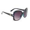 Women's Fashion Sunglasses DE705 Blue & Black Frame Colors