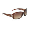 Fashion Sunglasses DE75 Transparent Brown Frame